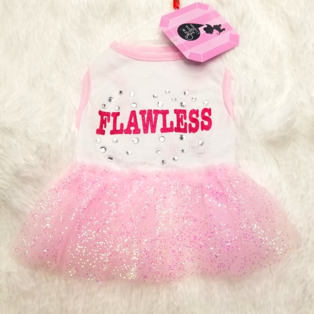 Coco Lane Couture "FLAWLESS" Doggy Tutu Dress, S